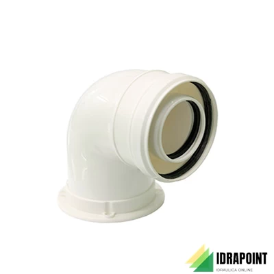 CURVA DI PARTENZA COASSIALE Ø 60/100 MM ITALTHERM