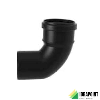 CURVA RAGGIATA 87°30' BLACKFIRE Ø 90 MM