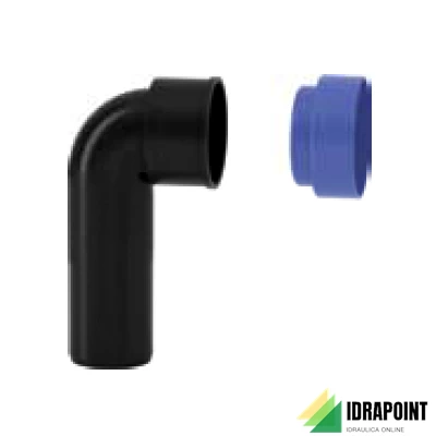 CURVA TECNICA CON TAPPO BLACKFIRE Ø 40/53,5 MM