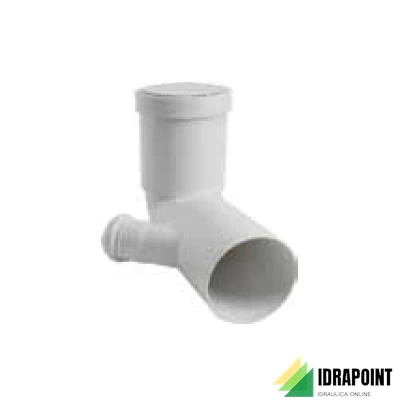 CURVA WC CON ATTACCO SX INNESTO HTSBL Ø 110/40 MM