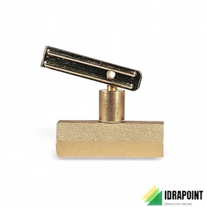 RUBINETTO INTERCETTAZIONE GASOLIO CON LEVA STRAPPO Ø 3/8