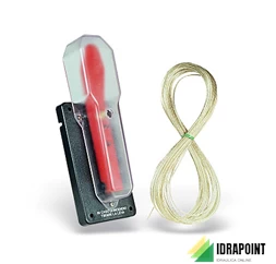 LEVA ANTINCENDIO ROSSA CON COPERCHIO PROTEZIONE 10 MT CAVO