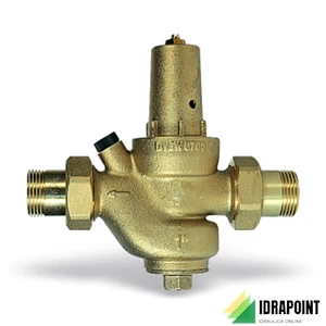 RIDUTTORE PRESSIONE OTTONE CON FILTRO INOX - Ø 1/2