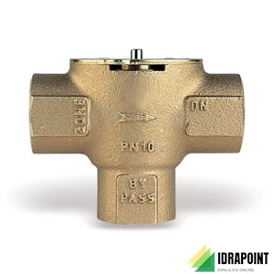 VALVOLA DI ZONA 3 VIE N.C. BRONZO Ø 3/4