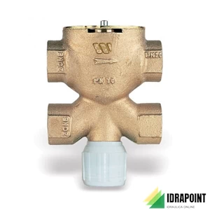 VALVOLA ZONA 3 VIE CON 4 ATTACCHI BRONZO Ø 3/4