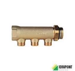 COLLETTORE SINGOLO COMPONENTE OTTONE Ø 1