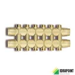 COLLETTORE COMPLANARE OTTONE - Ø 3/4