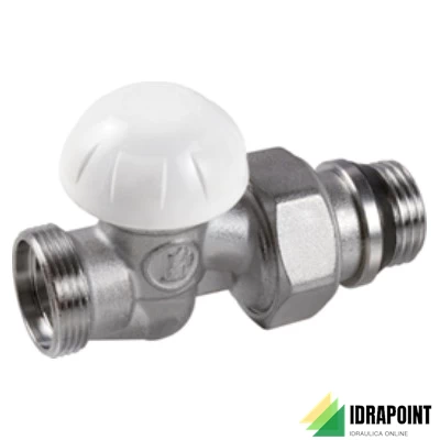 DETENTORE DRITTO CROMATO - ATTACCO RAME - Ø 1/2