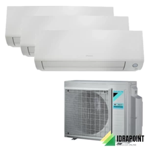 TRIALSPLIT UNITA' ESTERNA 3MXM52N + 3 UNITA' INTERNE FTXM25A