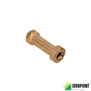 RACCORDO IN OTTONE ALLUNGATO RIP. PP Ø 25X25 MM