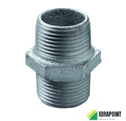 NIPLES ACCIAIO ZINCATO Ø 1/8