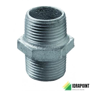 NIPLES ACCIAIO ZINCATO Ø 1/8