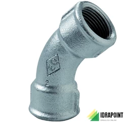 CURVA FF 45° ZINCATA Ø 1/2