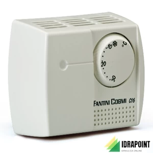 TERMOSTATO AMBIENTE ESTATE/INVERNO CON SPIA C16EHL