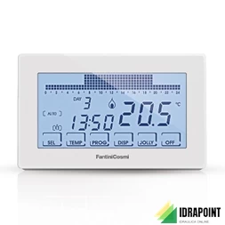 CRONOTERMOSTATO A BATTERIE TOUCH LCD ILLUMINATO CH180