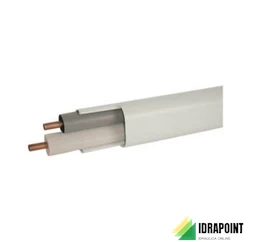 CANALINA PVC EFFE LINE IN BARRA DA 2 MT - 77X67 MM