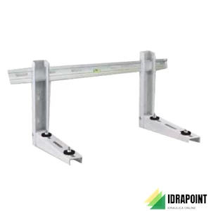 STAFFA A PARETE PER UNITA' ESTERNA SPLIT 140 KG ACC. ZINCATO