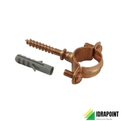 FERMATUBO LEGGERO PER TUBO IN RAME Ø 35 MM