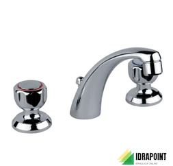 BATTERIA LAVABO 3 FORI ASTRO CON SCARICO Ø 1.1/4