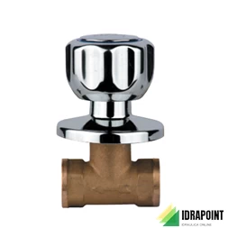 RUBINETTO DI ARRESTO DA INCASSO ASTRO Ø 1/2