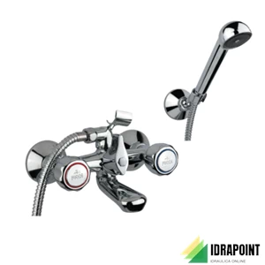 BATTERIA ESTERNO VASCA CON DUPLEX E DEVIATORE ASTRO