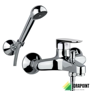 MISCELATORE VASCA ESTERNO CON DUPLEX KEVON E DOCCIA BETA