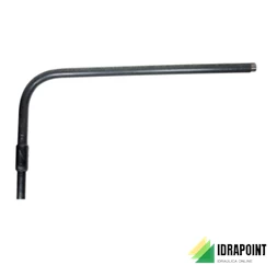 RACCORDO METALLO/PLASTICO CURVO Ø 3/4