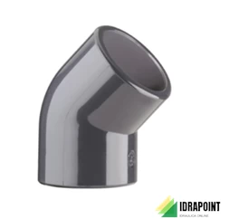 GOMITO 45° PVC INCOLLARE Ø 20 MM