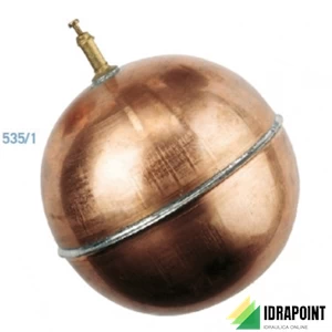 SFERA RAME Ø 120 MM PER ASTA PIATTA