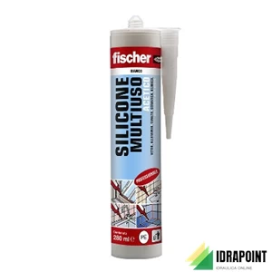 FISCHER SILICONE ACETICO MULTIUSO TRASPARENTE