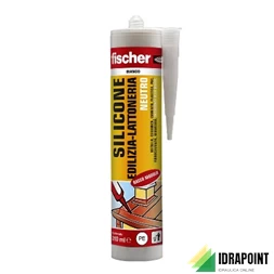 FISCHER SILICONE NEUTRO X LATTONERIA TESTA DI MORO RAL 8014