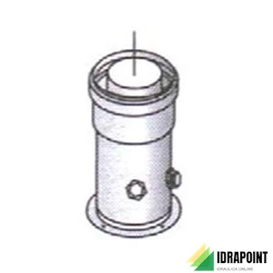 PROLUNGA VERTICALE L. 120 CM Ø 60/100 MM PER CONDENSAZIONE