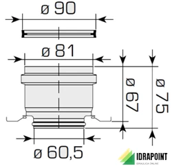KIT CONDOTTI SEPARATI Ø 80 MM PER UNIQUA