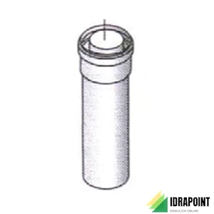 PROLUNGA L.1000 MM Ø 60/100 MM PER CONDENSAZIONE