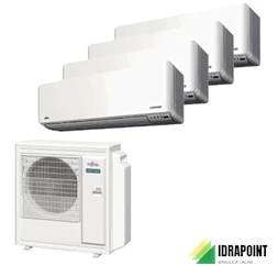 QUADRISPLIT AOEG30KBTA4 + 3 ASEH07KMCG + 1 ASEH12KMCG