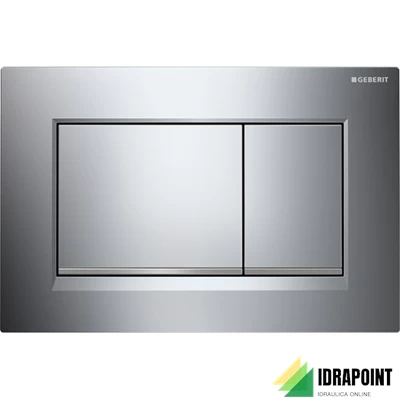 GEBERIT PLACCA SIGMA30 CROMO/SATINATO/CROMO