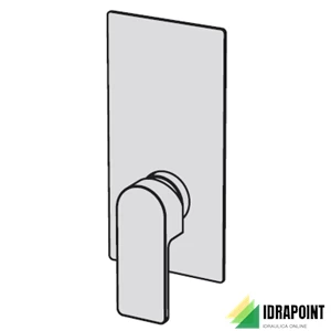 TEO PARTE ESTERNA MIX DOCCIA INCASSO 1 VIA 2024