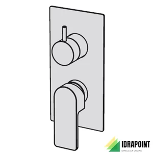 TEO PARTE ESTERNA MIX DOCCIA INCASSO 2 VIE 2024