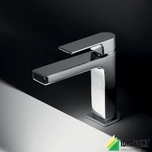 MISCELATORE LAVABO 145 MM  CON SALTARELLO - SERIE TEO CROMO