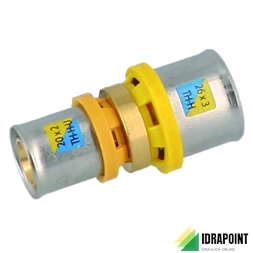 RACCORDO MULTISTRATO DIRITTO RIDOTTO TRIDENT Ø 20X16 MM