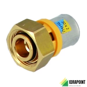 RACC DRITTO SEDE CONICA E GIRELLO MULTISTRATO TRID Ø 3/4