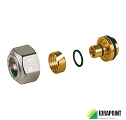 ADATTATTORI PER MULTISTRATO PE-X E PB Ø 22X26X3 CROMO