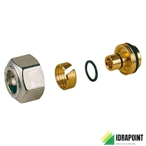 ADATTATORE TUBO MULTISTRATO PEX - Ø 18X(17X2) MM