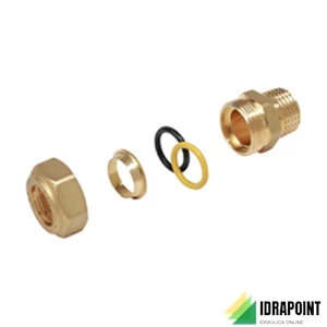 RACCORDO MONOCONO/OR Ø 3/8