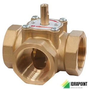 VALVOLA MISCELATRICE A TRE VIE ROTATIVA - Ø 1' 1/2