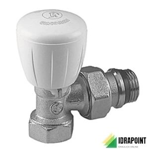 VALVOLA A SQUADRA TERMOSTATIZZABILE X FERRO - Ø 3/8