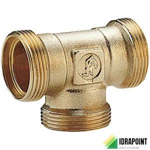 TEE IN OTTONE BASE16 PER ADATTATORE R179