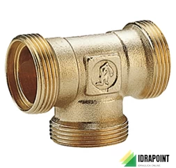 TEE IN OTTONE BASE16 PER ADATTATORE R179