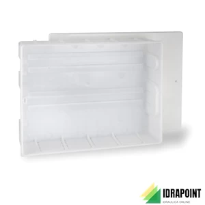CASSETTA PLASTICA PER COLLETTORE 37X30X9 CM