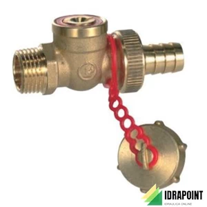 RUBINETTO A SFERA COMPLETO NON CROMATO - Ø 1/2